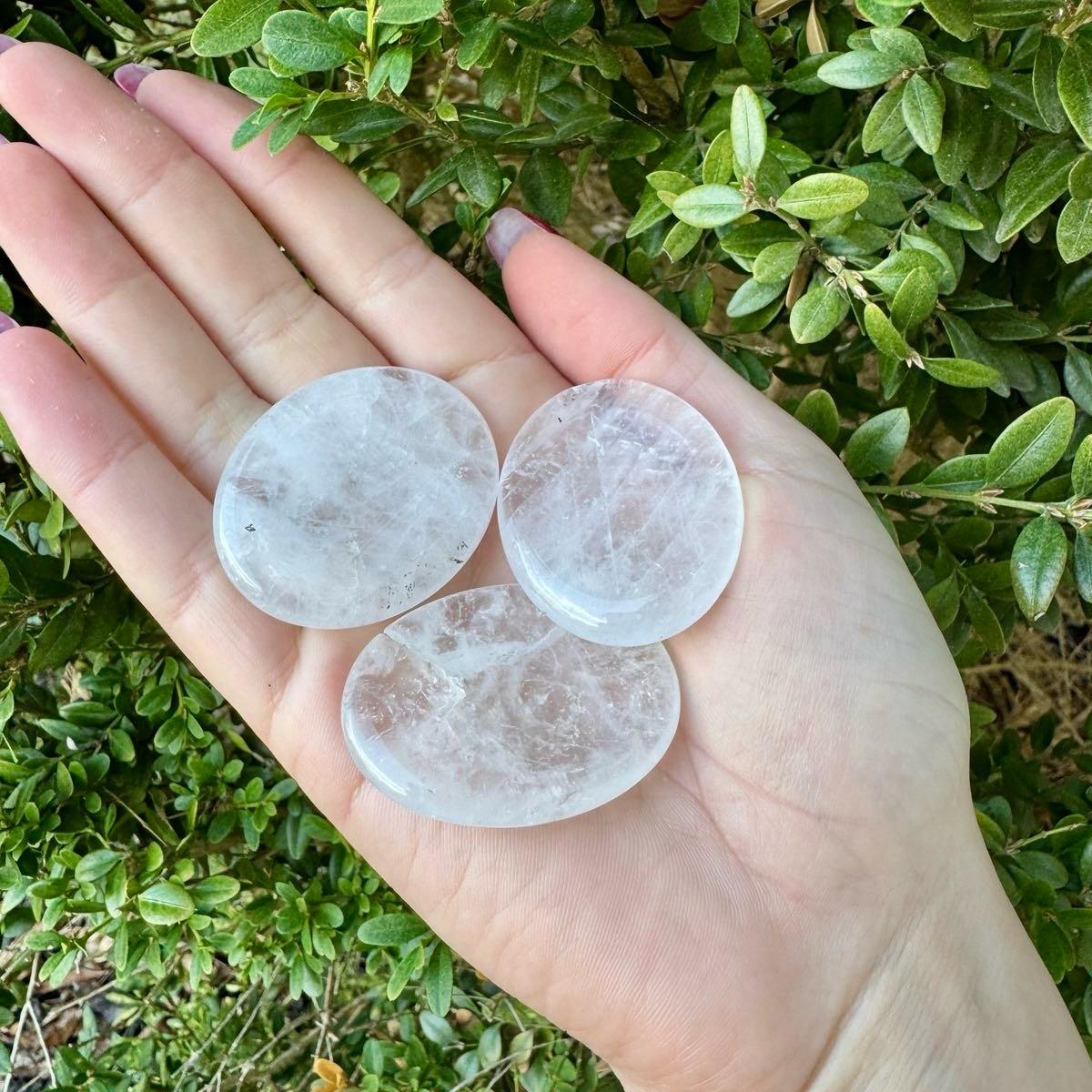 Crystal Worry Stones| Heart Shaped| Oval Shaped