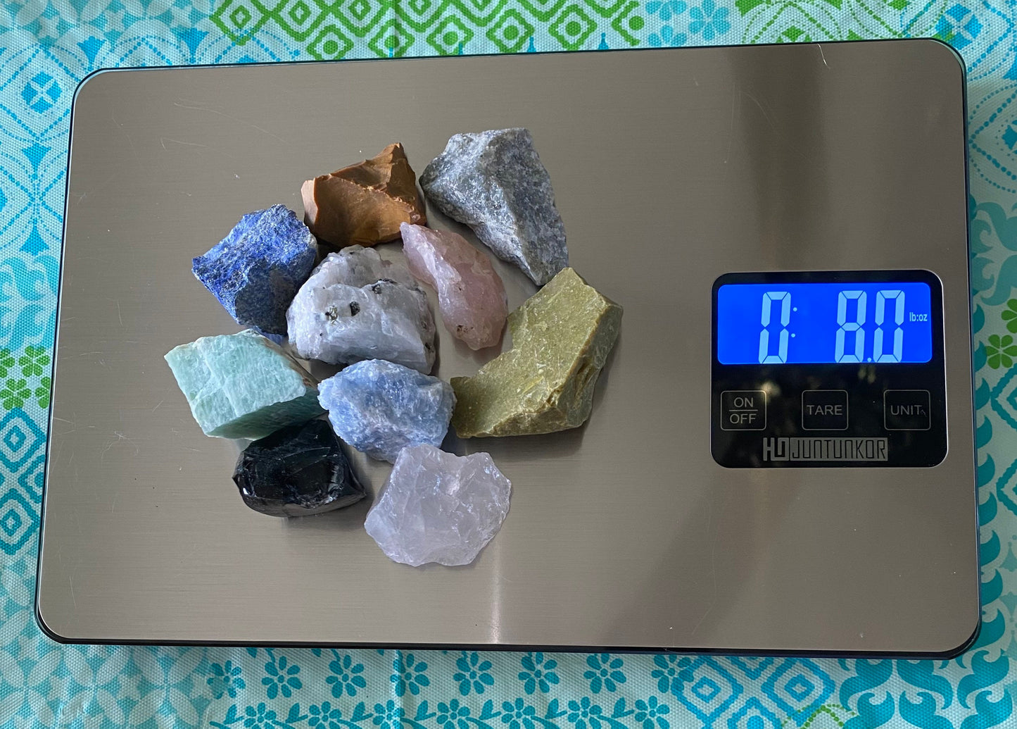 Rough Crystal Gemstones- 1/4-2 Pounds Of a Random Assortment