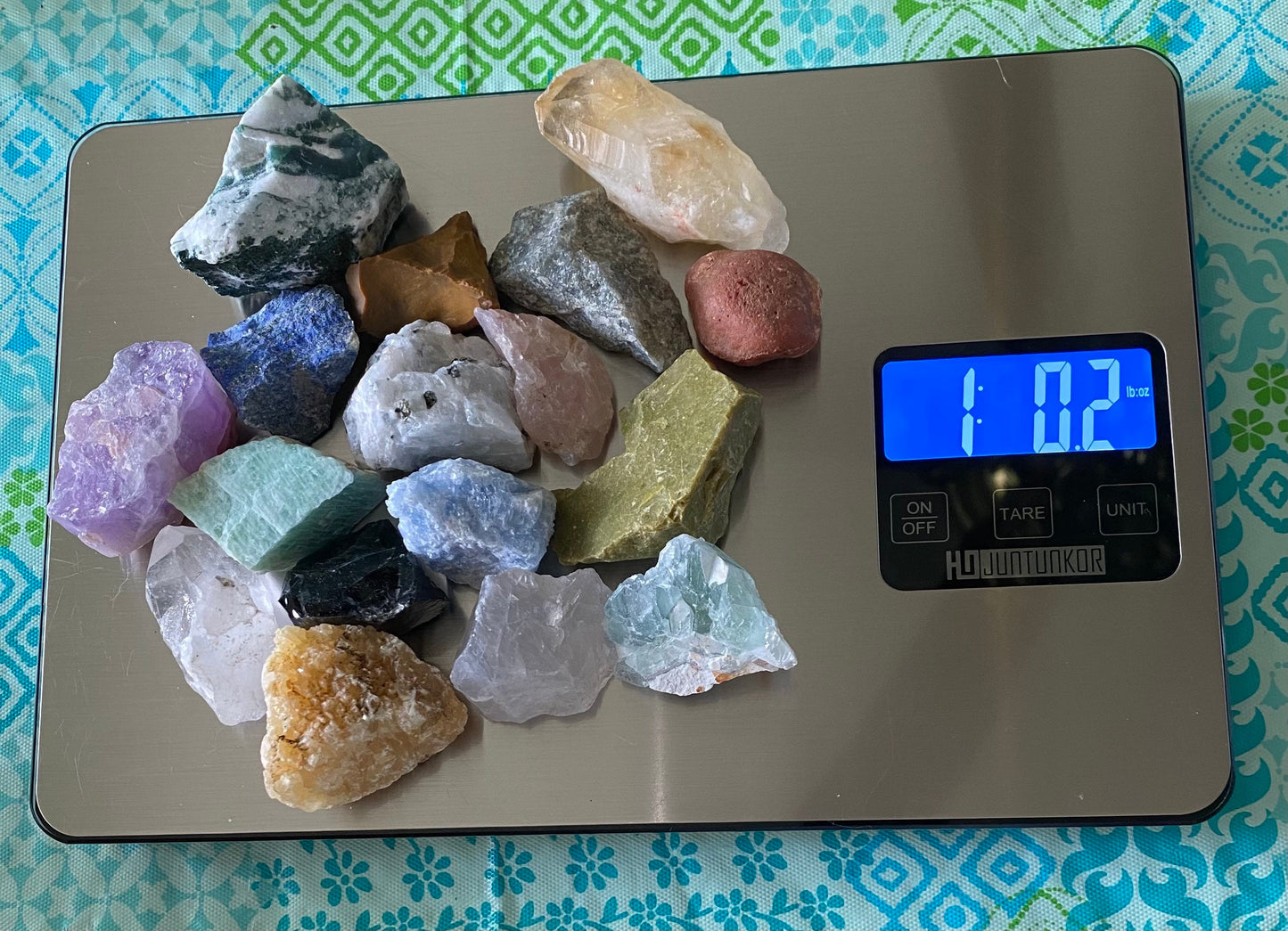 Rough Crystal Gemstones- 1/4-2 Pounds Of a Random Assortment