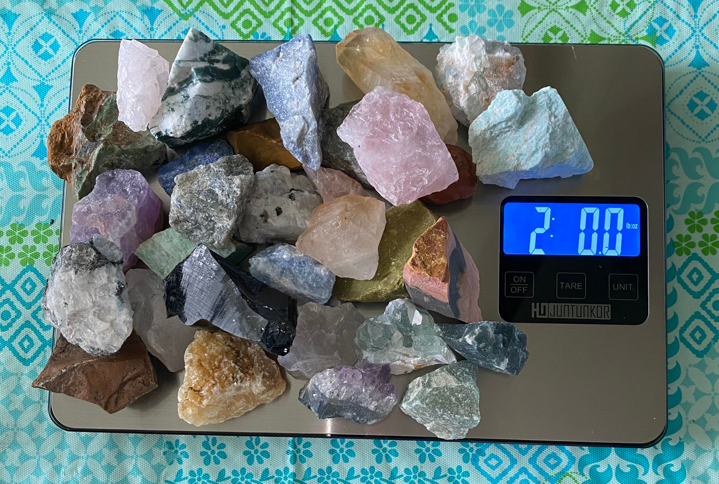 Rough Crystal Gemstones- 1/4-2 Pounds Of a Random Assortment