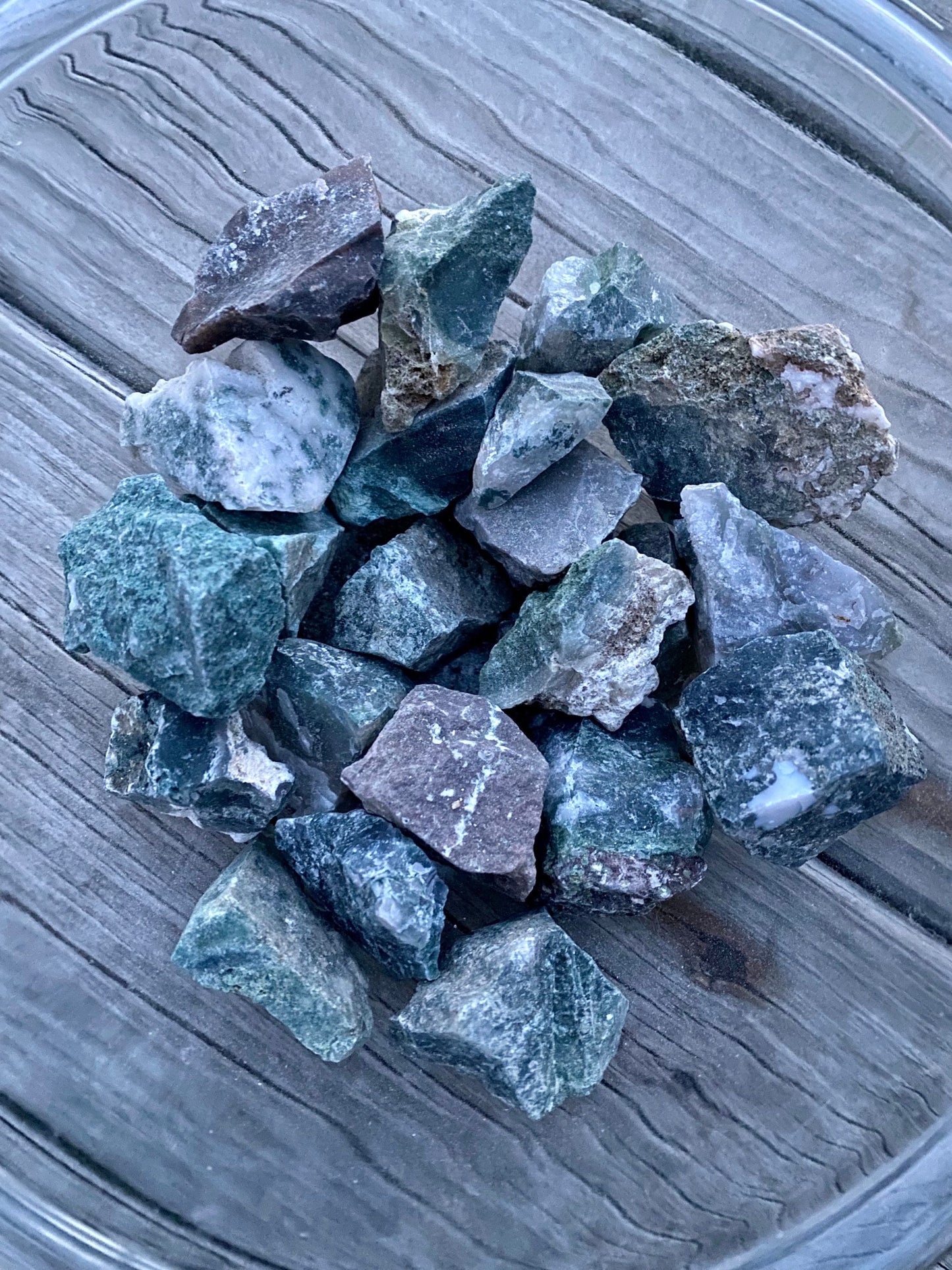 Raw Moss Agate