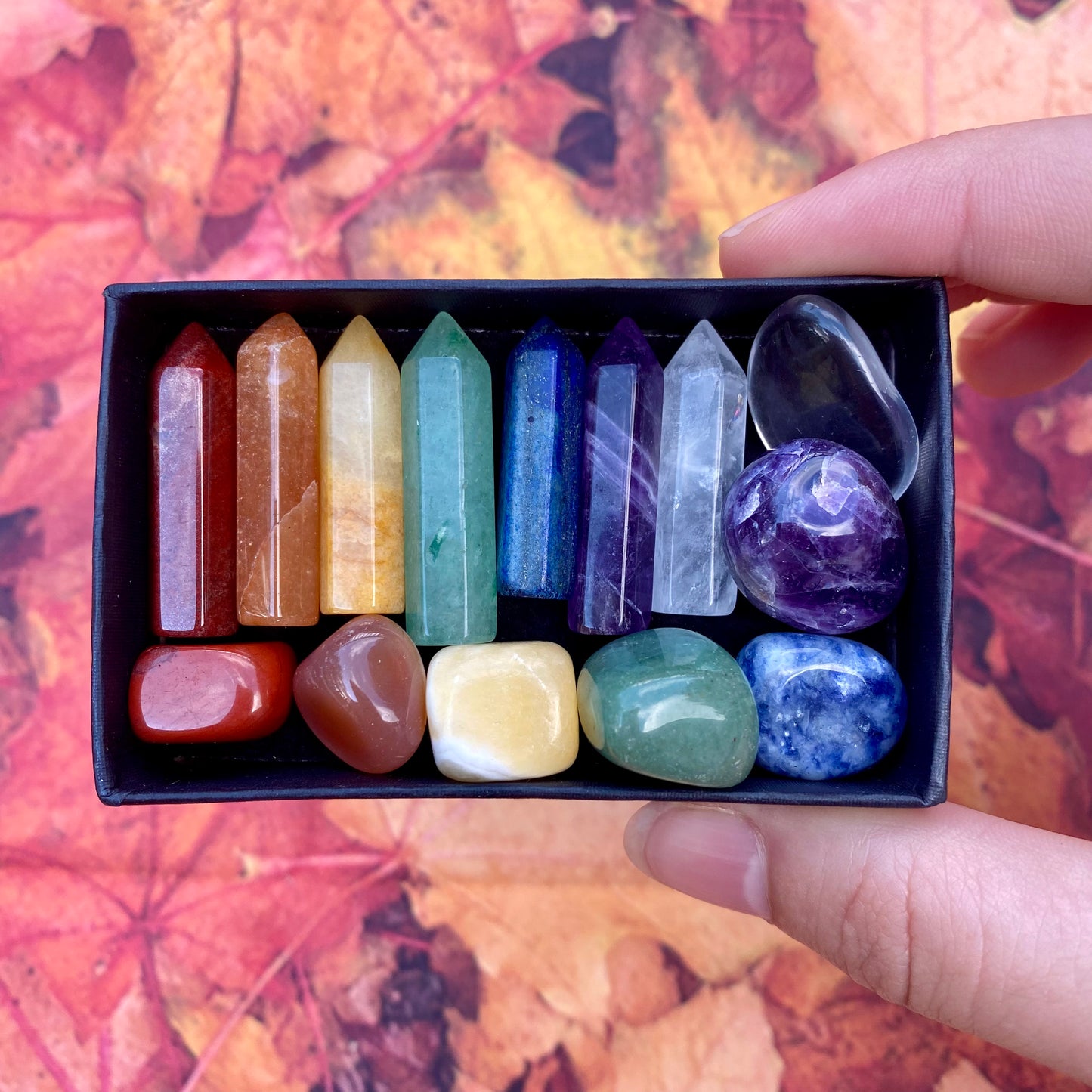 7 Chakra Towers and Tumbles Gift Box