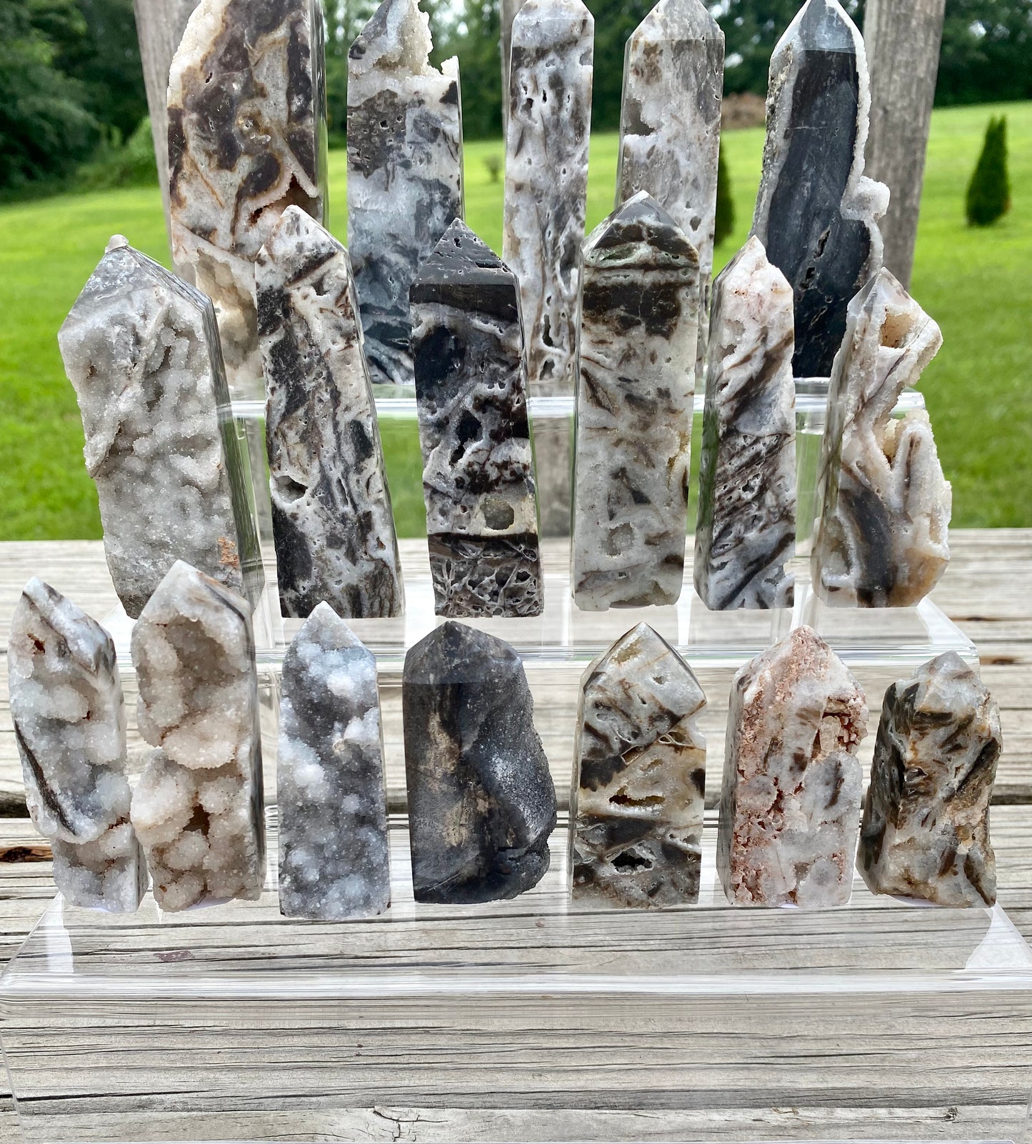 Sphalerite Druzy Towers