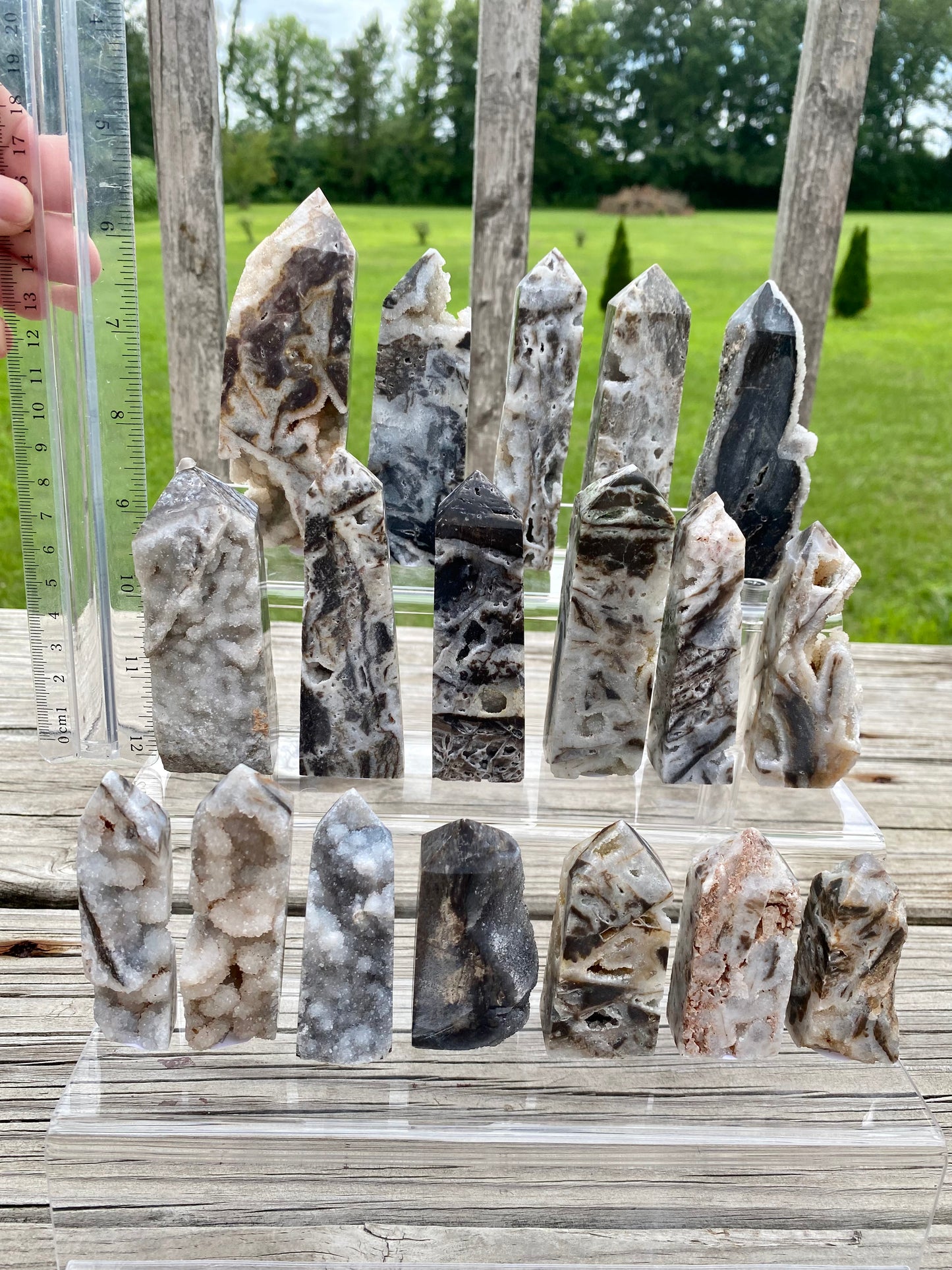 Sphalerite Druzy Towers