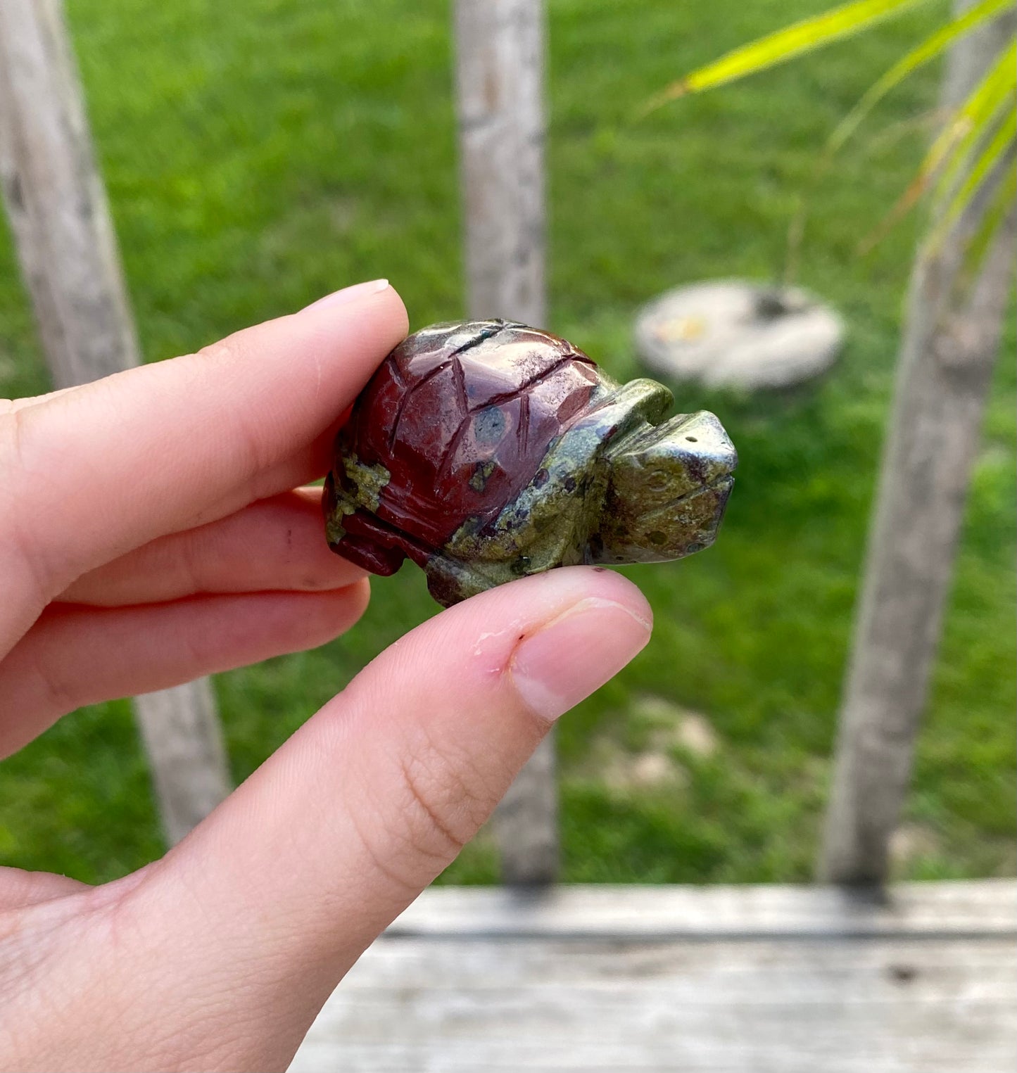 Crystal Turtle Carving