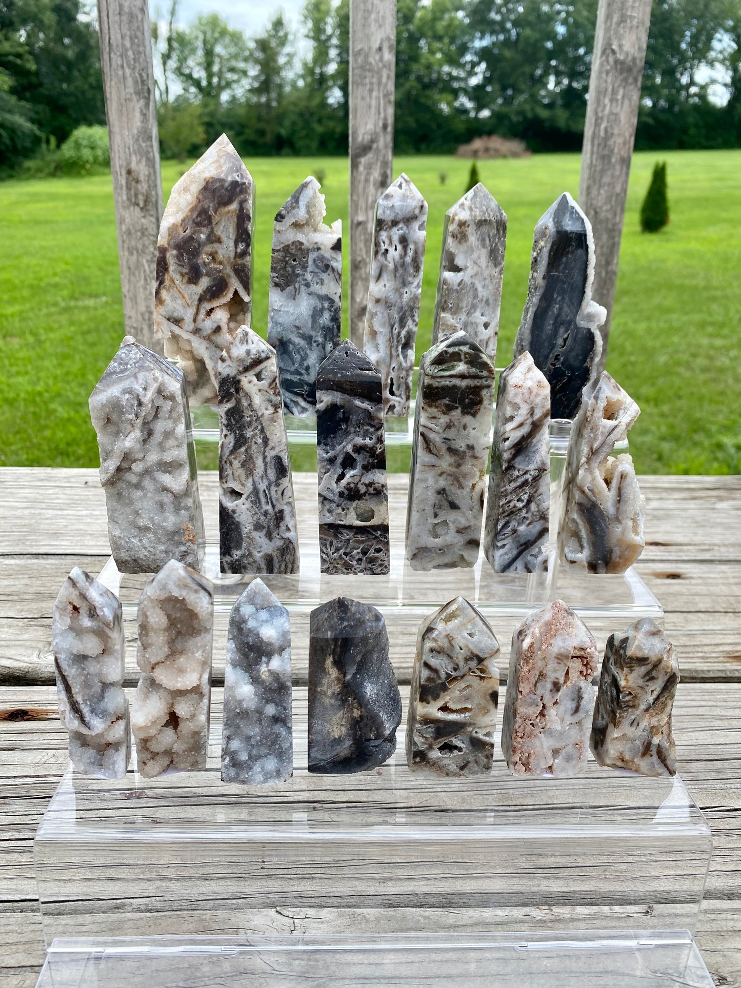 Sphalerite Druzy Towers