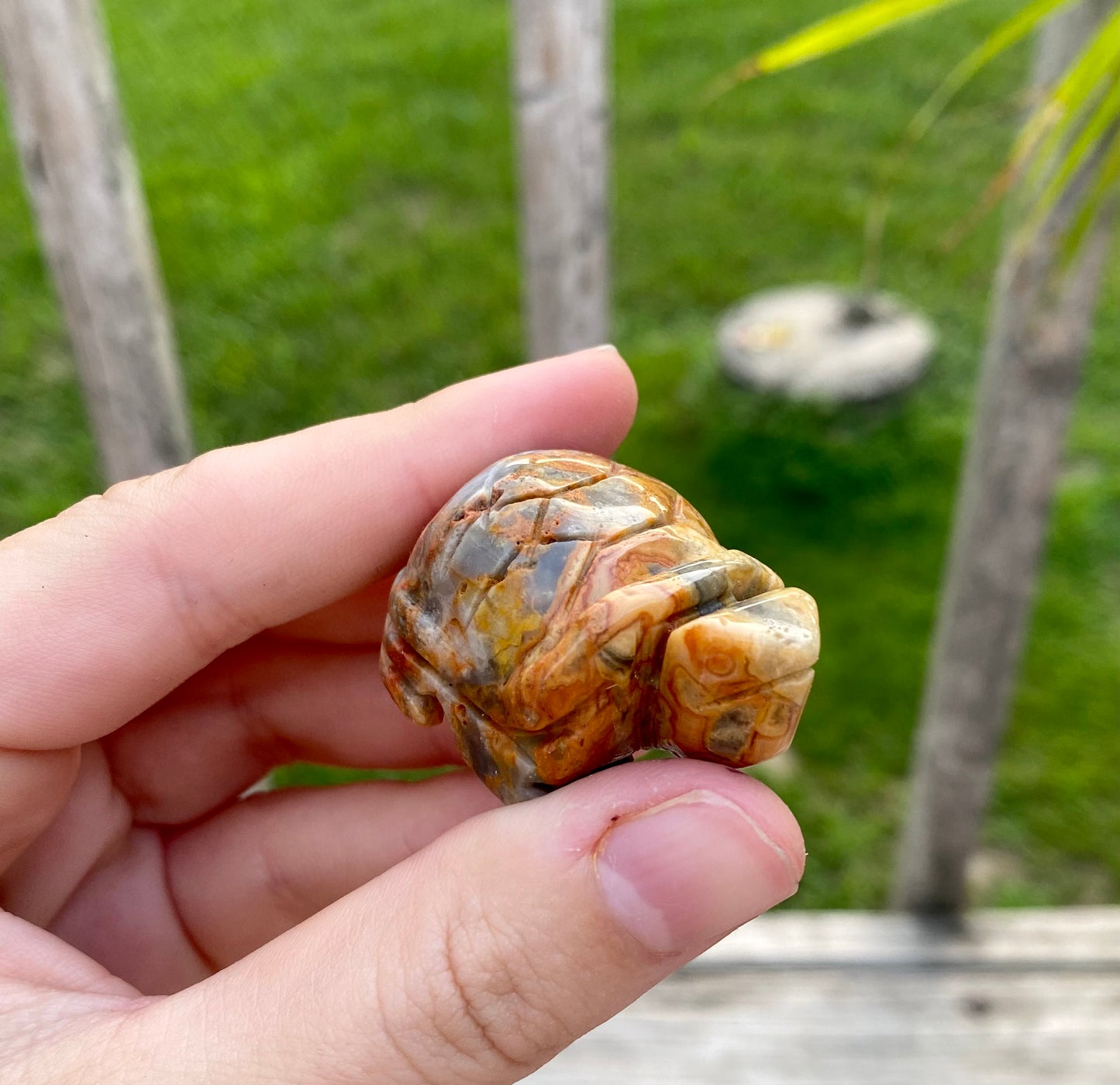 Crystal Turtle Carving