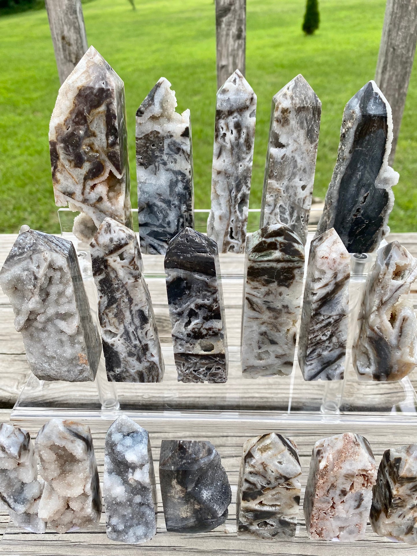 Sphalerite Druzy Towers