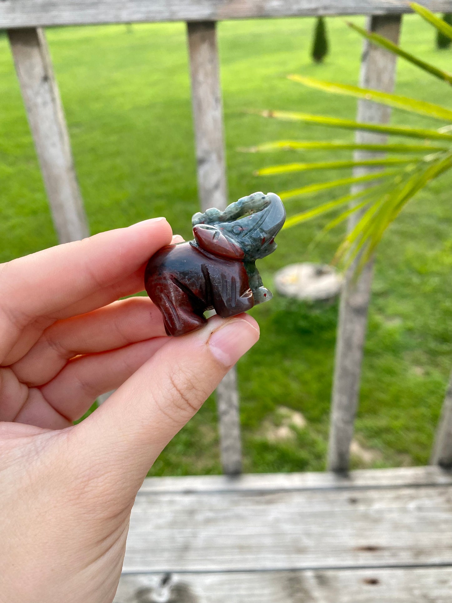 Crystal Elephant Carvings